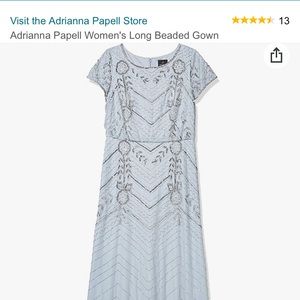 Adrianna Papell beaded gown